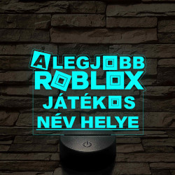 A legjobb játékos Roblox 7 színű 3D led lámpa