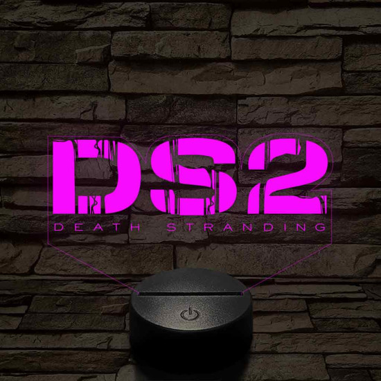 Death Stranding 2 7 színű 3D led lámpa