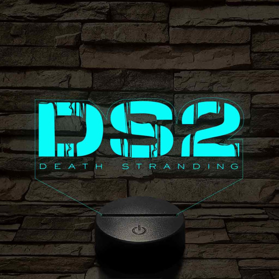 Death Stranding 2 7 színű 3D led lámpa