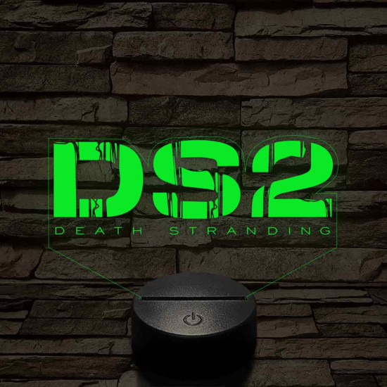 Death Stranding 2 7 színű 3D led lámpa