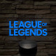 League of Legends logo 7 színű 3D led lámpa