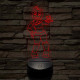FNAF Chica 7 színű 3D led lámpa
