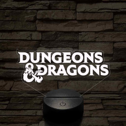 Dungeons & Dragons – 7 színű, színváltós 3D LED lámpa