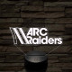 Arc Raiders logo – 7 színű, színváltós 3D LED lámpa