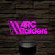 Arc Raiders logo – 7 színű, színváltós 3D LED lámpa