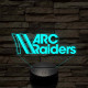 Arc Raiders logo – 7 színű, színváltós 3D LED lámpa