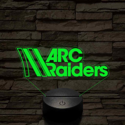 Arc Raiders logo – 7 színű, színváltós 3D LED lámpa