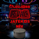 A Legjobb Roblox Rivals Játékos – Személyre szabható 7 színű, színváltós 3D LED lámpa