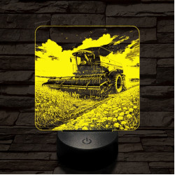 Aratás közben 7 színű valósághű 3D led lámpa