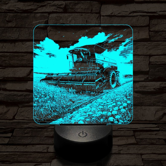 Aratás közben 7 színű valósághű 3D led lámpa