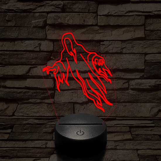 Ősi szellem 7 színű  3D led lámpa