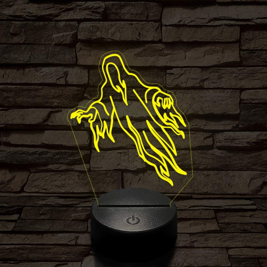 Ősi szellem 7 színű  3D led lámpa