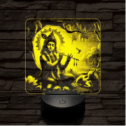 Krisna 7 színű valósághű 3D led lámpa