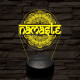 Namaste 7 színű  3D led lámpa