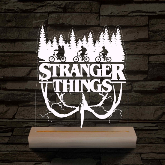 Hellyel lefelé 7 színű 3D led lámpa