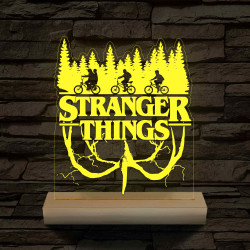 Hellyel lefelé 7 színű 3D led lámpa