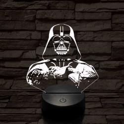 Birodalmi Nagyúr 7 színű  3D led lámpa