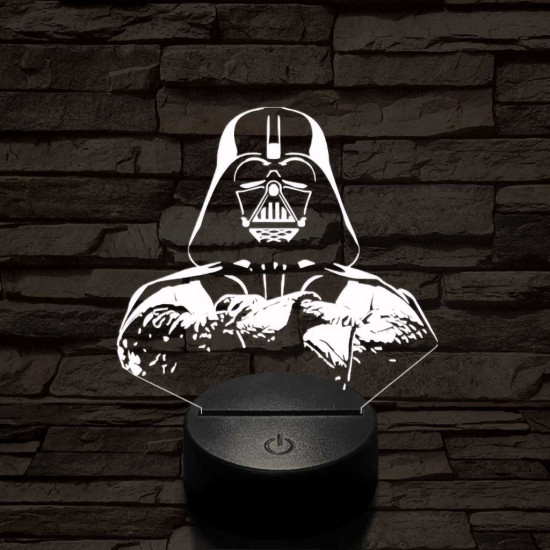 Birodalmi Nagyúr 7 színű  3D led lámpa