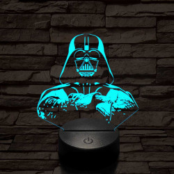 Birodalmi Nagyúr 7 színű  3D led lámpa