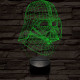 Nagyúr 7 színű  3D led lámpa