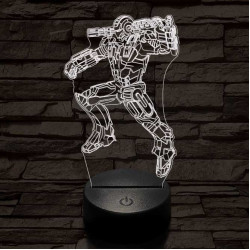 Hadigép 3D led lámpa