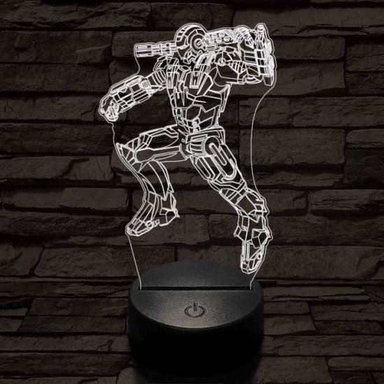 Hadigép 3D led lámpa