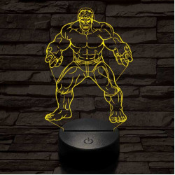 Hulk 3D led lámpa
