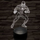Támadó pókember 7 színű 3D led lámpa