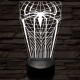 Pókember-szimbólum 3D led lámpa