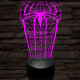 Pókember-szimbólum 3D led lámpa