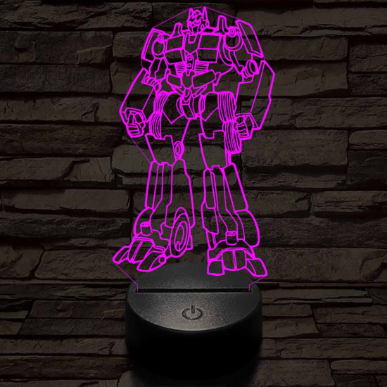 Optimus Transformers  3D led lámpa