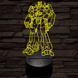 Optimus Transformers  3D led lámpa
