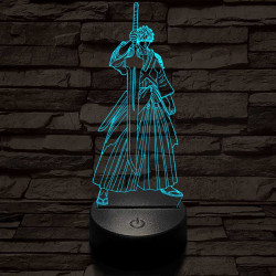 Bleach Kurosaki Ichigo 7 színű  3D led lámpa