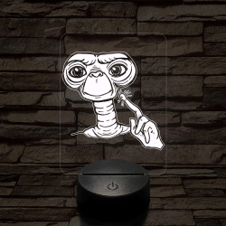 ET a Földönkívüli 3D led lámpa