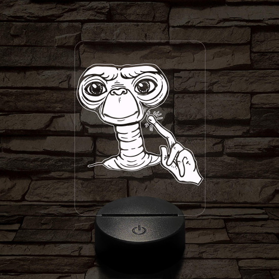 ET a Földönkívüli 3D led lámpa