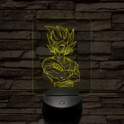 Songoku 1SS 7 színű 3D led lámpa