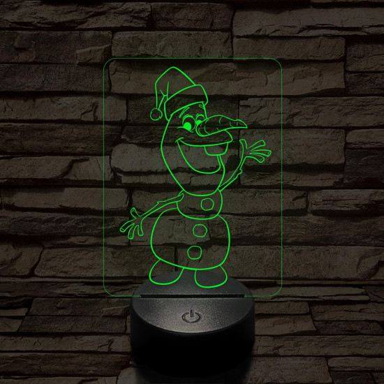 Répaorr Hómanó 7 színű 3D led lámpa