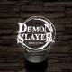 Demon Slayer logo 7 színű 3D led lámpa