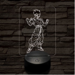 Songohan elszánt 7 színű 3D led lámpa