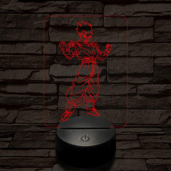 Songohan elszánt 7 színű 3D led lámpa