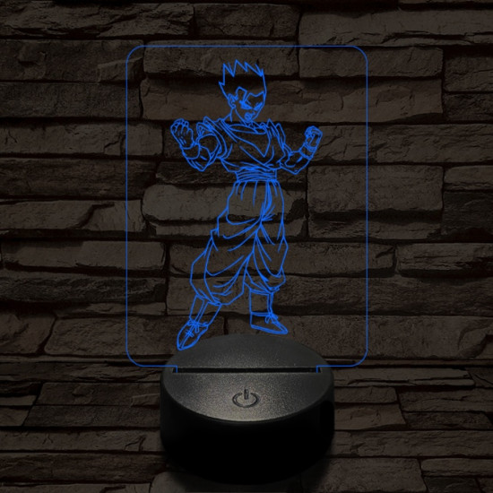 Songohan elszánt 7 színű 3D led lámpa