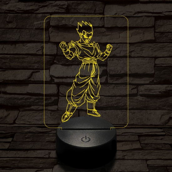 Songohan elszánt 7 színű 3D led lámpa