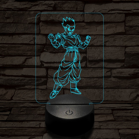 Songohan elszánt 7 színű 3D led lámpa