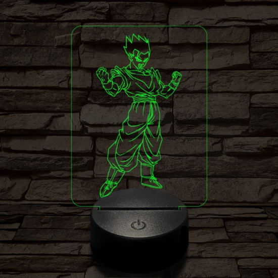 Songohan elszánt 7 színű 3D led lámpa