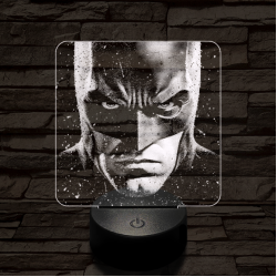 Batman a sötét lovag 7 színű valósághű 3D led lámpa