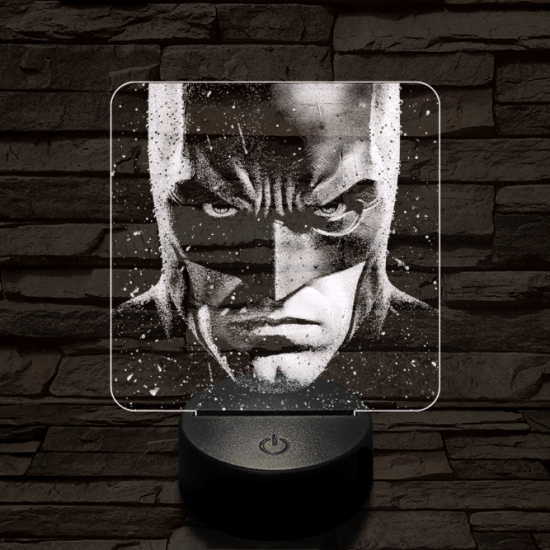 Batman a sötét lovag 7 színű valósághű 3D led lámpa