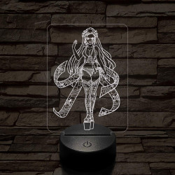 Daki a Demon Slayer-ből 7 színű 3D led lámpa