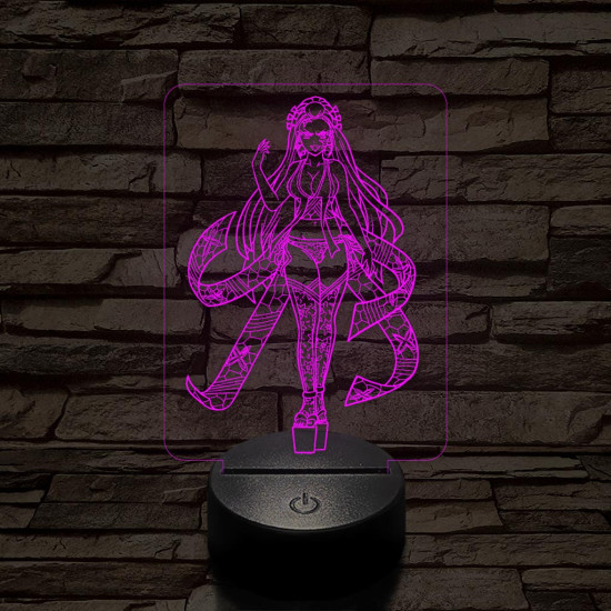 Daki a Demon Slayer-ből 7 színű 3D led lámpa