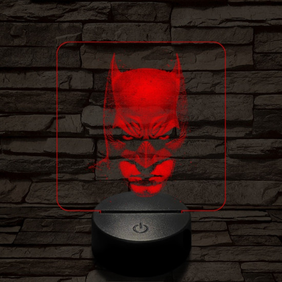 Denevérember 7 színű valósághű 3D led lámpa