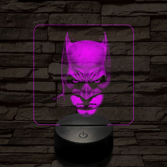 Denevérember 7 színű valósághű 3D led lámpa